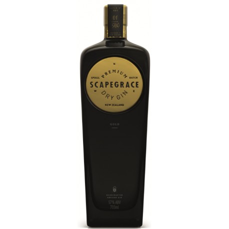 SCAPEGRACE GOLD DRY GIN NEW ZEALAND